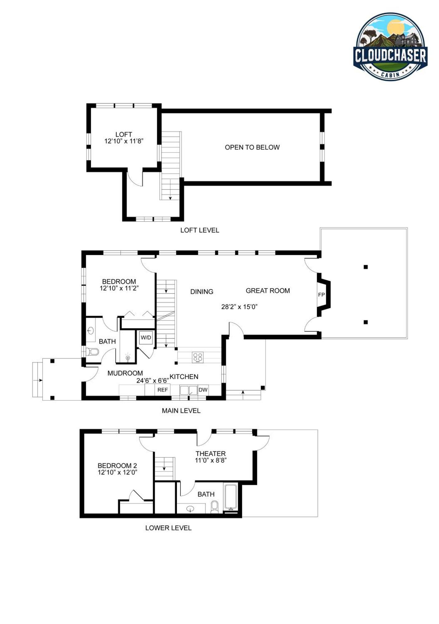 Cloudchaser Cabin, Private, New Cabin, 2 Kings, Cozy, Modern, Hot Tub, View, Theater Villa Sevierville Eksteriør bilde